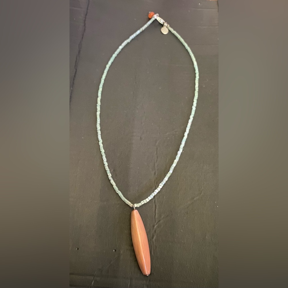 David Aubrey large stone necklace